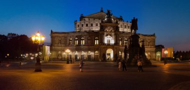 Almanya 'nın Dresden şehrinin manzarası
