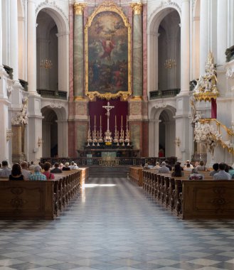 Almanya 'nın Dresden şehrinin manzarası