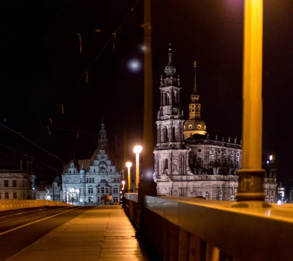 Vista Sulla Città Dresda Germania — Foto Stock