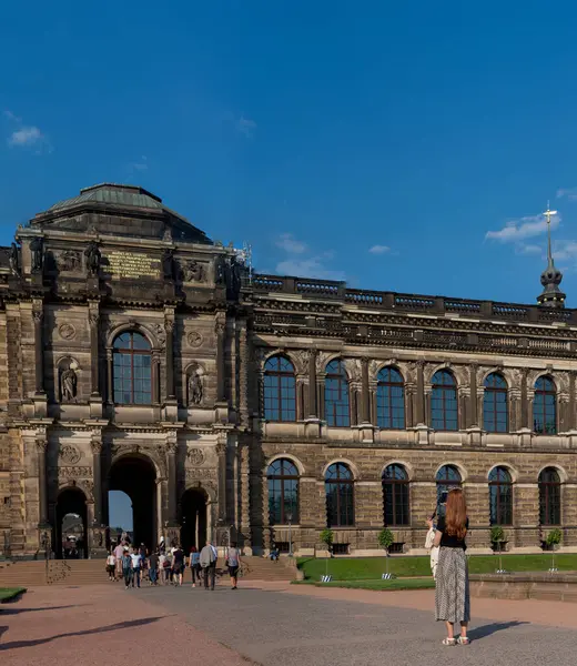 Uitzicht Stad Dresden Duitsland — Stockfoto