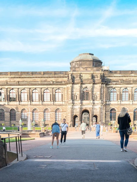 Vista Para Cidade Dresden Alemanha — Fotografia de Stock