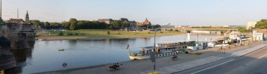 Almanya 'nın Dresden şehrinin manzarası