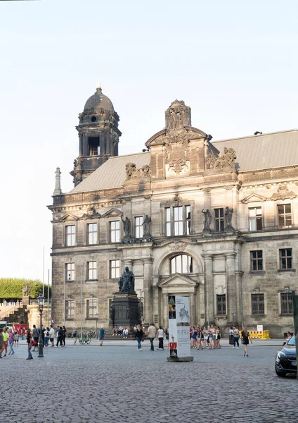 Vista Para Cidade Dresden Alemanha — Fotografia de Stock