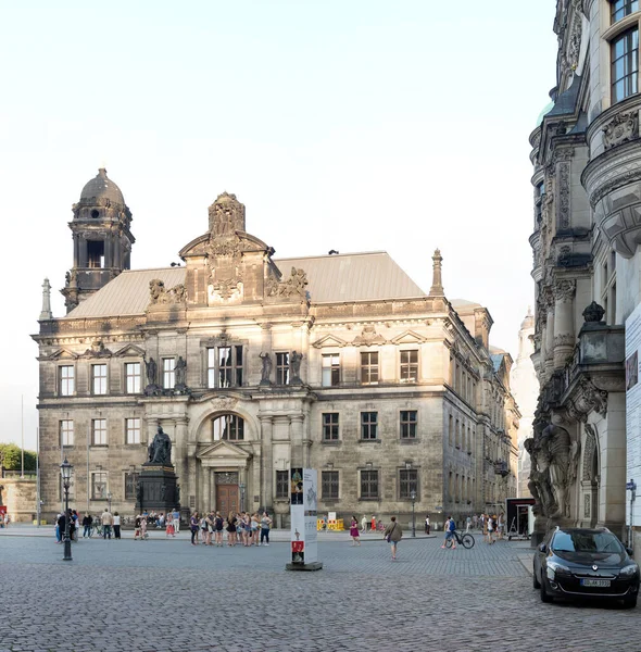 Vista Para Cidade Dresden Alemanha — Fotografia de Stock