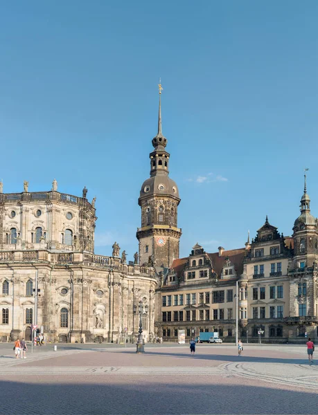 Vista Para Cidade Dresden Alemanha — Fotografia de Stock