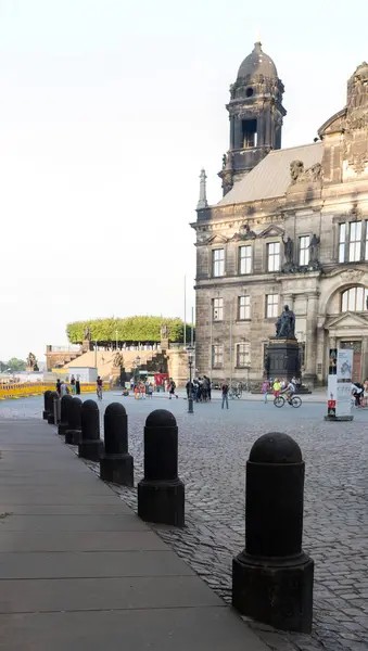 Blick Auf Die Stadt Dresden — Stockfoto