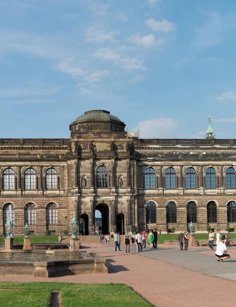 Zicht Stad Dresden Duitsland — Stockfoto