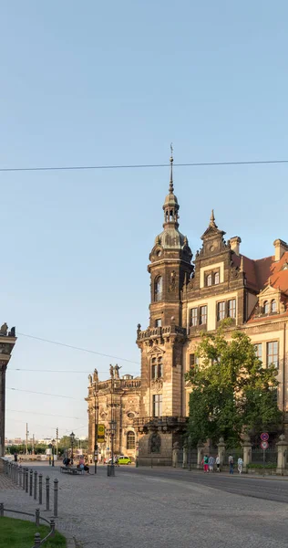 Zicht Stad Dresden Duitsland — Stockfoto