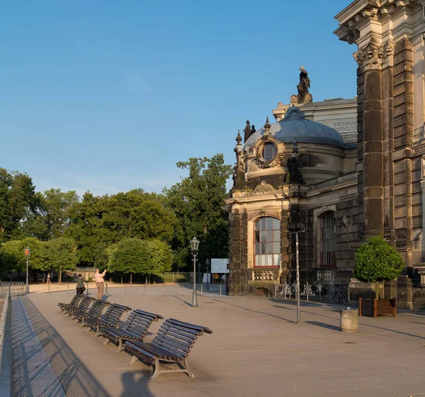 Zicht Stad Dresden Duitsland — Stockfoto