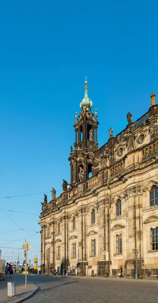 Zicht Stad Dresden Duitsland — Stockfoto