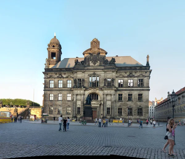 Zicht Stad Dresden Duitsland — Stockfoto