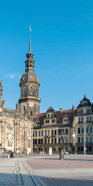 Pohled Město Drážďany Německo — Stock fotografie