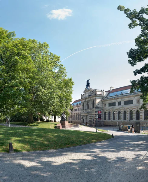 Blick Auf Die Stadt Dresden — Stockfoto