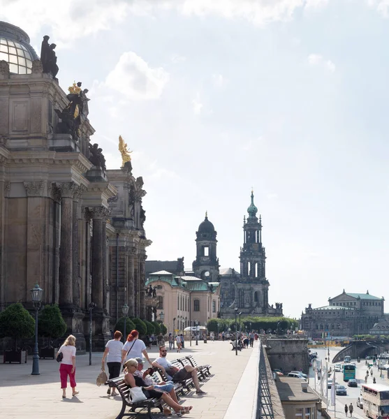 ドレスデン市の眺めドイツ — ストック写真