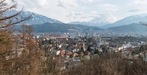Вид Місто Інсбрук Австрія — стокове фото