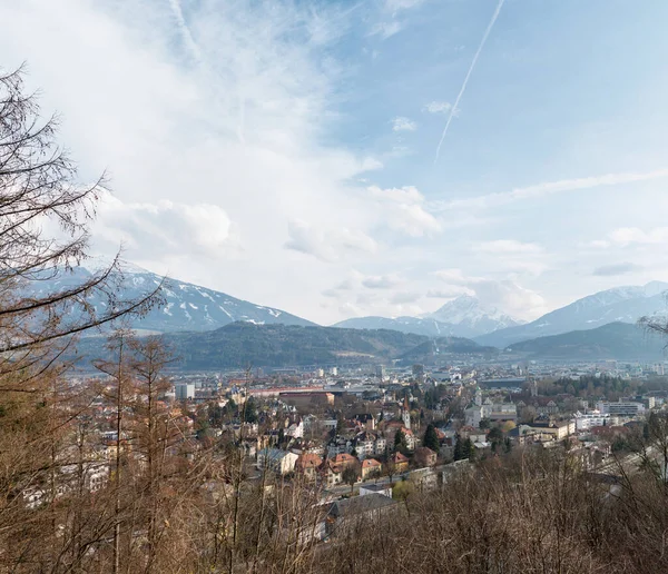 Blick Auf Die Stadt Innsbruck Österreich — Stockfoto