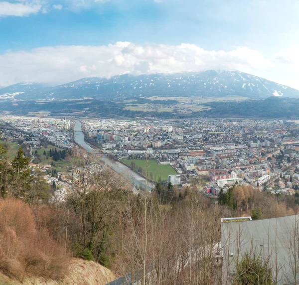 Widok Miasto Innsbruck Austria — Zdjęcie stockowe