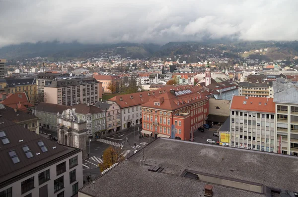 Blick Auf Die Stadt Innsbruck Österreich — Stockfoto