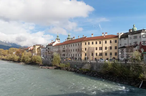 Kilátás Innsbruck Városra Ausztria — Stock Fotó