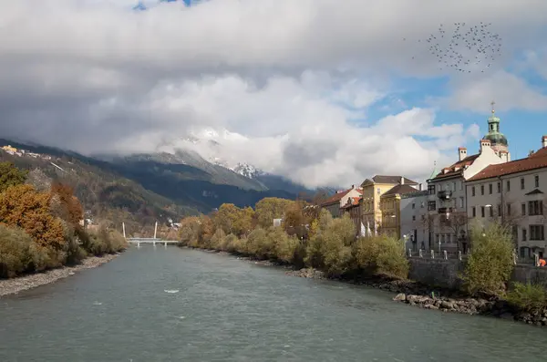 Vista Cidade Innsbruck Áustria — Fotografia de Stock