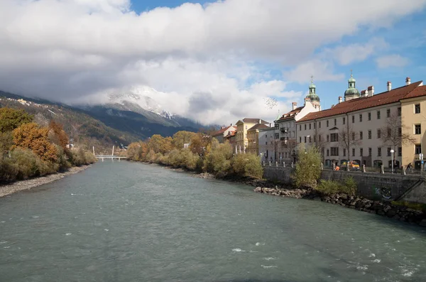 Blick Auf Die Stadt Innsbruck Österreich — Stockfoto