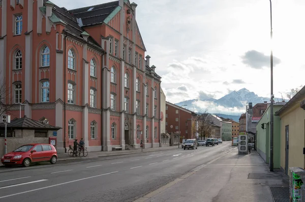 Vista Cidade Innsbruck Áustria — Fotografia de Stock