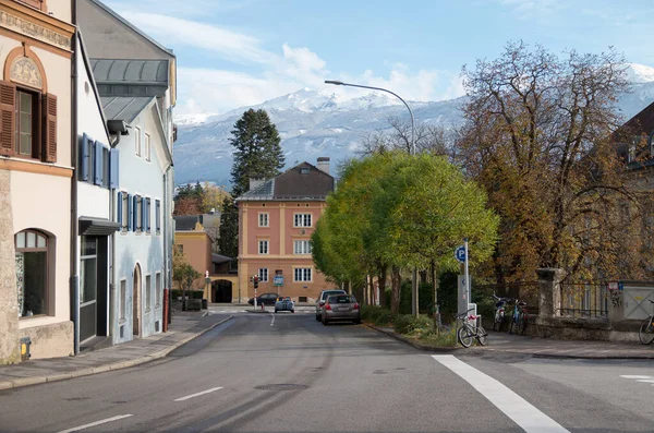 Utsikt Över Staden Innsbruck Österrike — Stockfoto