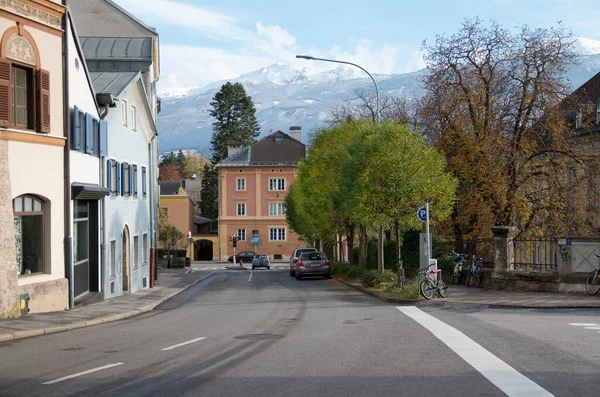 Utsikt Över Staden Innsbruck Österrike — Stockfoto