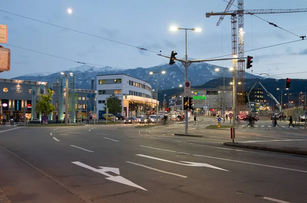 Widok Miasto Innsbruck Austria — Zdjęcie stockowe