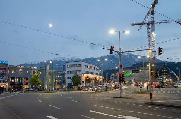 Widok Miasto Innsbruck Austria — Zdjęcie stockowe