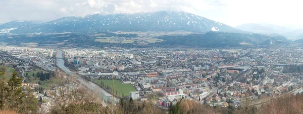 Vista Ciudad Innsbruck Austria Imágenes de stock libres de derechos