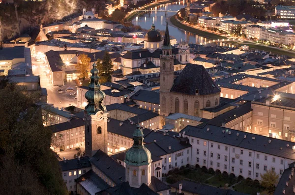 Blick Auf Die Stadt Salzburg Österreich — Stockfoto