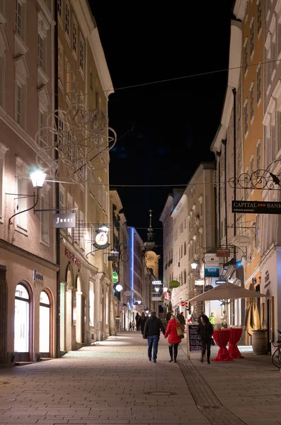 Vista Cidade Salzburgo Áustria — Fotografia de Stock