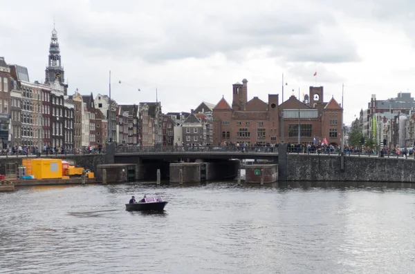 Widok Amsterdam Holandia — Zdjęcie stockowe