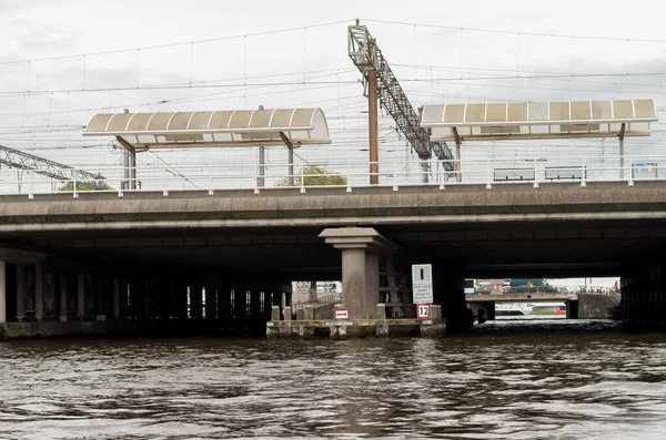 Vista Ciudad Amsterdam Holanda — Foto de Stock