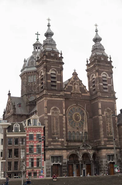 Vista Ciudad Amsterdam Holanda — Foto de Stock