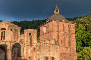 Heidelberg şehri manzarası, Almanya