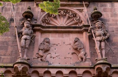 Heidelberg şehri manzarası, Almanya