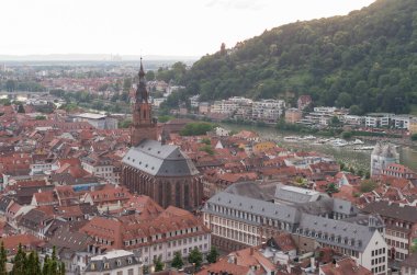 Heidelberg şehri manzarası, Almanya