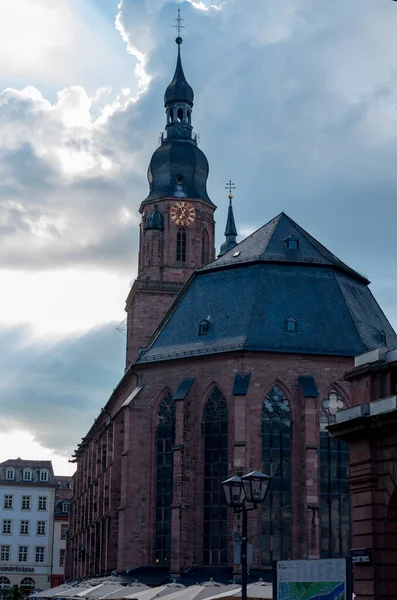 Blick Auf Die Stadt Heidelberg Deutschland — Stockfoto
