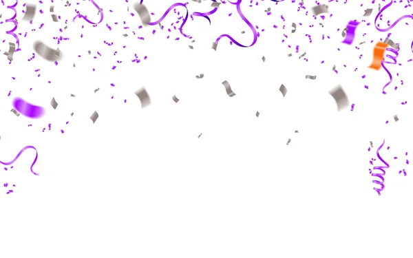 Party Purple Bounds Foundation Your Face Векторная Иллюстрация Праздничный Фон — стоковый вектор