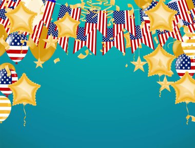 Mutlu yıllar balonlar Konfetili altın kutlama geçmişi