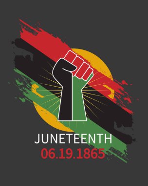 Madagaskar bayrağı ve arka planda el. Vektör illüstrasyonu