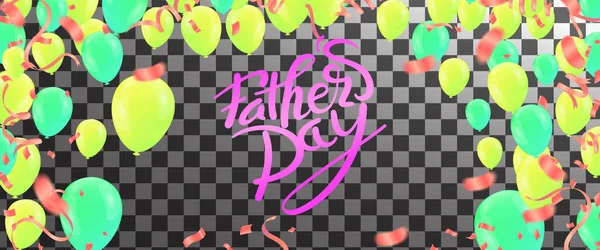 Happy Father Day Appreciation Vector Text Father Day Background Marketing — Stock Vector