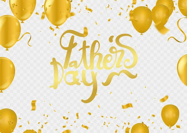 Щасливий День Батька Векторний Текст Фон Дня Батька Маркетинг Вітальні — стоковий вектор