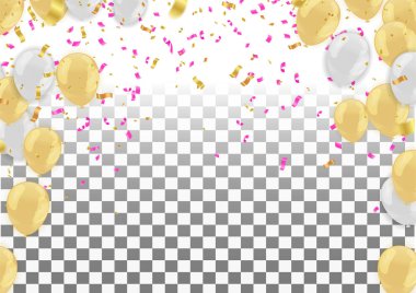 Mutlu Noel Posterleri balonları ve Mutlu Yıllar arkaplanı. kış tatili kartlarını düzenle