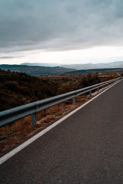 Viajando Coche Por Autopista — Stockfoto