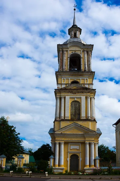 Czcigodna Czcigodna Dzwonnica Klasztoru Suzdalu Rosja — Zdjęcie stockowe