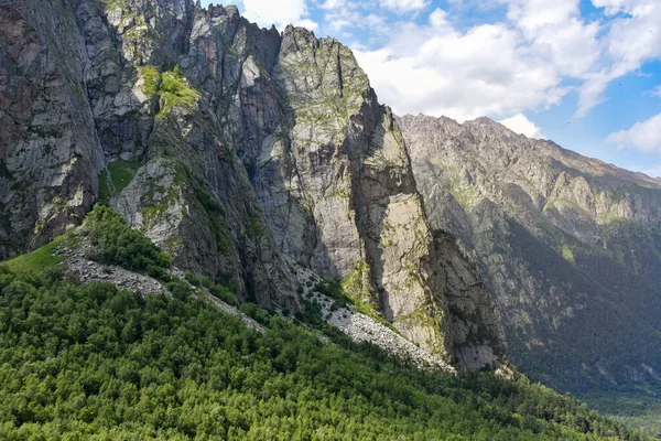 Garganta Tseyskoe Día Soleado Verano Rusia Osetia Del Norte — Foto de Stock