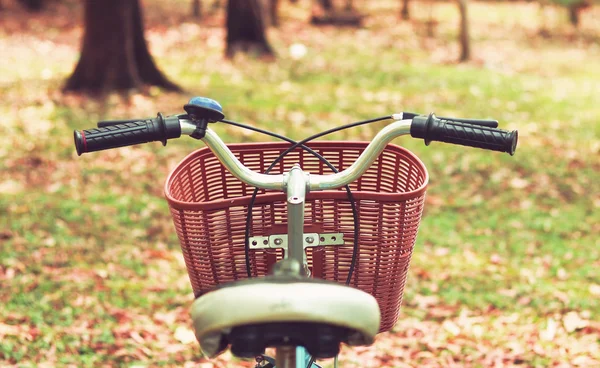 Detail of a Bicycle, in vintage retro tone — Stock Photo, Image